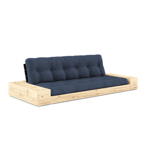 Karup Design Base Sovesofa Med Sidekasse & 5-Lags Madras Black Night/Navy