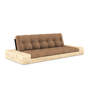 Karup Design Base Sovesofa Med Sidekasse & 5-Lags Madras Black Night/Mocca