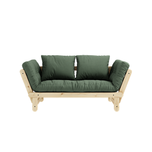 Karup Design Beat Sofa M. Madras 756 Olive Green/Klarlakeret