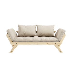 Karup Design Bebop Sofa M. 4-Lags Madras 747 Beige/Klarlakeret