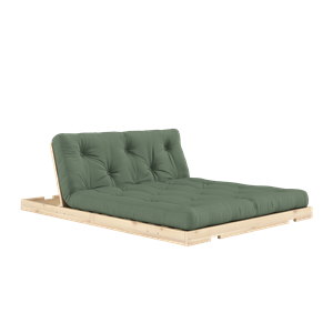 Karup Design Flip Sovesofa Med Madras 140x200 Olivengrøn/Raw