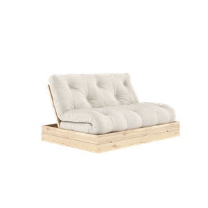 Karup Design Flip Sovesofa Med Madras 140x200 Linned/Klarlakeret