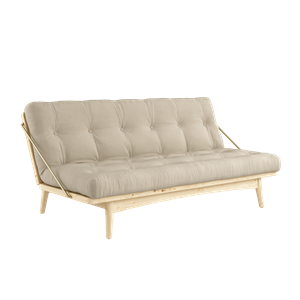 Karup Folk Sofa Klarlakeret Fyrretræ/747 Beige