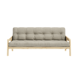 Karup Design Grab Sofa M. 5-Lags Madras 914 Linen/Klarlakeret