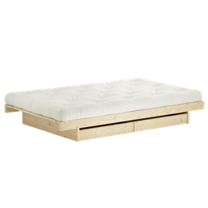 Karup Kanso Sengestel Med 2 Skuffer 90x200 Raw