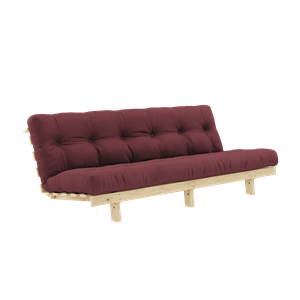 Karup Design Lean Sovesofa Med Alpha Madras 130x200 Bordeaux/Raw