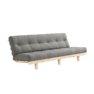 Karup Design Lean Sovesofa Med Alpha Madras 130x200 Grå/Raw