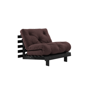 Karup Design Roots Sovesofa Med Madras 90x200 Black Night/Brun