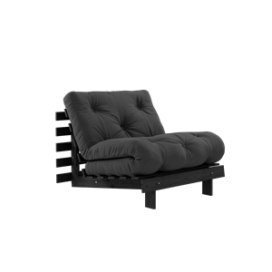 Karup Design Roots Sovesofa Med Madras 90x200 Black Night/Mørkegrå