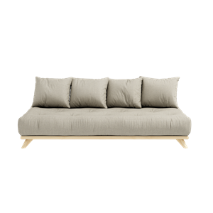 Karup Design Senza Daybed M. Madras 314 Linen/Klarlakeret