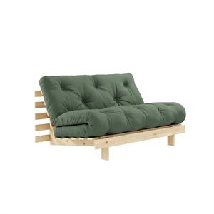 Karup Roots Sovesofa 140x200 Raw/756 Olive Green