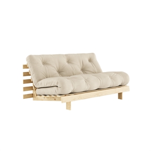 Karup Roots Sovesofa 160x200 Raw/747 Beige