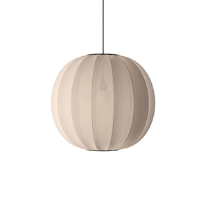 Made By Hand Knit-Wit Round Pendel Ø60 Sand Stone LED