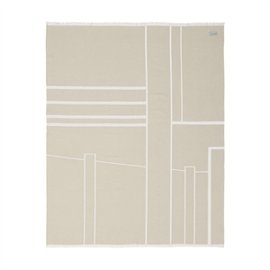 Kristina Dam Studio Architecture Plaid Beige/Råhvid