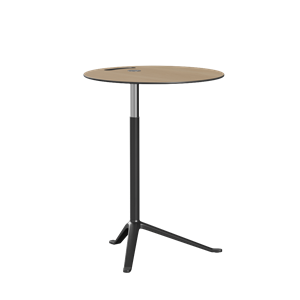 Fritz Hansen Little Friend KS11 Sidebord Justerbar Højde Eg/Pulverlakeret Aluminium