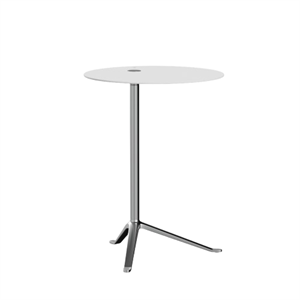Fritz Hansen Little Friend KS12 Sidebord Hvid/Poleret Aluminium