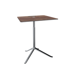 Fritz Hansen Little Friend KS13 Sidebord Justerbar Højde Valnød/Poleret Aluminium