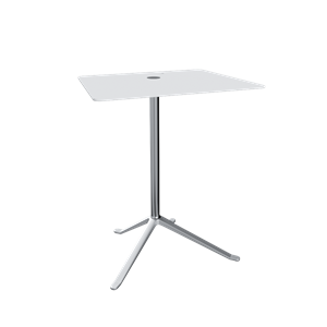 Fritz Hansen Little Friend KS14 Sidebord Hvid/Poleret Aluminium