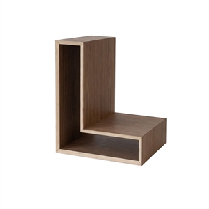 Maze L-shelf Hylde Valnød