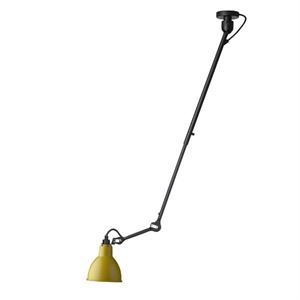 Lampe Gras N302 Loftlampe Mat Sort & Mat Gul