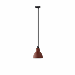 Lampe Gras N322 Pendel Mat Rød Round