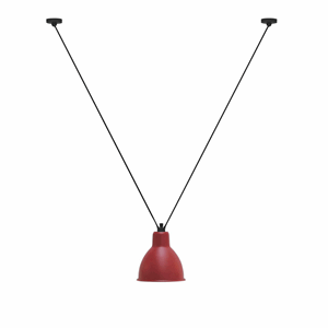 Lampe Gras N323 XL Pendel Mat Rød Round
