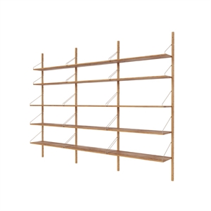 Frama Shelf Library Triple Section Reol 185,2x80 Natural Eg