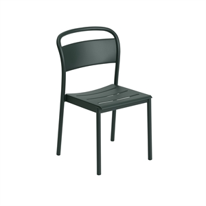 Muuto Linear Steel Spisebordsstol Mørk Grøn