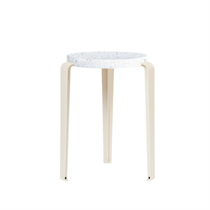TipToe LOU Skammel Genanvendt Plastik Hvid/Cream White