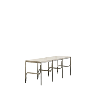 Louise Roe Axis Display Unit 03 Reol Rustfri Stål/Ataija Azul Marble