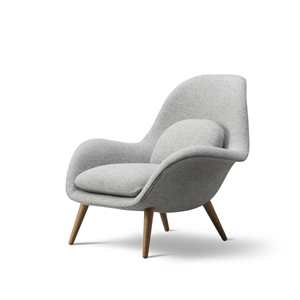 Fredericia Furniture Swoon Lænestol Lakeret Eg/Hallingdal 116