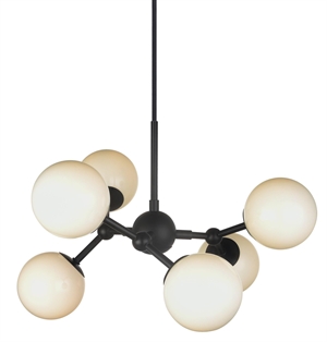 Halo Design Atom Chandelier Sort/Opal