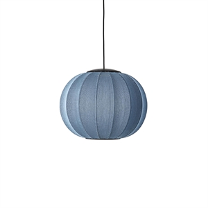 Made By Hand Knit-Wit Round Pendel Ø45 Blue Stone LED