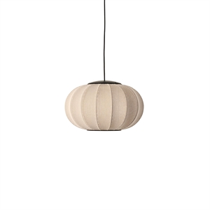 Made By Hand Knit-Wit Oval Pendel Ø45 Sandstone LED