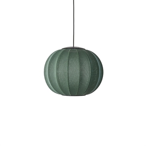 Made By Hand Knit-Wit Round Pendel Ø45 Tweed Green LED