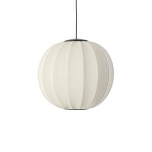 Made By Hand Knit-Wit Round Pendel Ø60 Pearl White LED