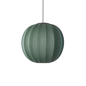 Made By Hand Knit-Wit Round Pendel Ø60 Tweed Green LED