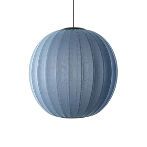Made By Hand Knit-Wit Round Pendel Ø75 Blue Stone LED