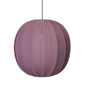 Made By Hand Knit-Wit Round Ø60 Bourgogne Rød