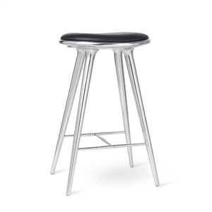 Mater High Stool Barstol Genbrugt Aluminium 74cm