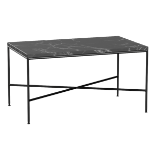 Fritz Hansen Planner Sofabord 80x80 cm Kul/Sort