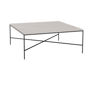 Fritz Hansen Planner Sofabord 80x80 cm Creme/Sort