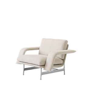 &Tradition Meantime AV29 Lænestol Sofa Poleret Aluminium/Ecriture 0210