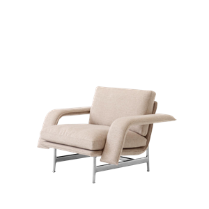 &Tradition Meantime AV29 Lænestol Sofa Poleret Aluminium/Hallingdal 0220