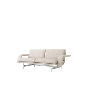 &Tradition Meantime AV30 2-Personers Sofa Poleret Aluminium/Ecriture 0210