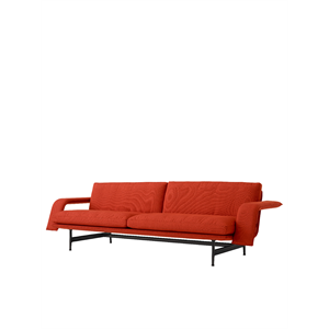 &Tradition Meantime AV31 3-Personers Sofa Poleret Aluminium/Fiord 0571