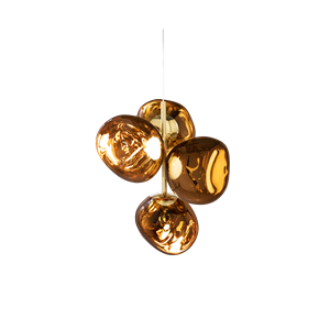 Tom Dixon Melt Lysekrone Mini Guld