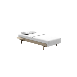 MOEBE Bed Sengeramme 90 cm Sand