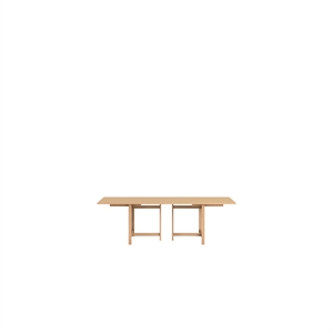 MOEBE Rectangular Spisebord 160x90 Med 2 Udtræk Muted Peach