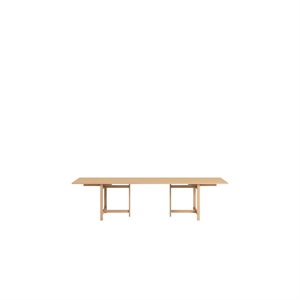 MOEBE Rectangular Spisebord 220x90 Med 2 Udtræk Muted Peach
